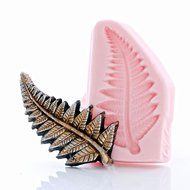 Fern Leaf Flexible Silicone Mold, Fondant, Candy, Chocolate, Food Safe, Polymer Clay, Resin Mold, Epoxy and so... N8
