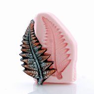 Fern Leaf Flexible Silicone Mold, Fondant, Candy, Chocolate, Food Safe, Polymer Clay, Resin Mold, Epoxy and so... N9