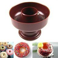 Y&amp;XL&amp;H Donuts Plastic Hollow Molding Cake Bread Model Cookies Impression