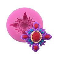 Y&amp;XL&amp;H Gems Style Flower pattern Candy Fondant Cake Molds For The Kitchen Baking Molds N3