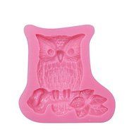 Y&amp;XL&amp;H Owl Branch Design DIY Silicone 3D Cake Mold Fondant Decoration Mold Cake Cooking Tools Fondant Molds N2