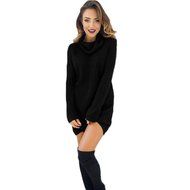 High-necked Sweater Dress,Morecome Womens Casual Long Sleeve Jumper Turtleneck Sweaters N4