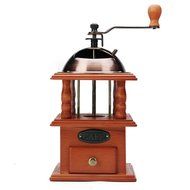 3E Home 23 - 2300 Hand Crank Manual Canister Stainless Steel Burr Coffee Grinder Mill,Stainless Steel Top and... N5