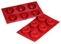 Fat Daddio's Silicone Bakeware Savarin Mold, 2.1 Ounces