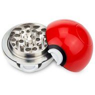 Pokemon Pokeball Grinder for Spices, Herbs, Tobacco. 55mm 2.2inch Aluminum N2