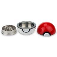 Pokemon Pokeball Grinder for Spices, Herbs, Tobacco. 55mm 2.2inch Aluminum N3