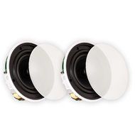 Theater Solutions TSQ670 6.5-Inch Install Quick 70 Volt In Ceiling Speaker, White
