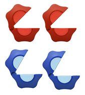 Set of 4 Drip-Less Collars for Kitchen Tools...No More Messy Kitchens!