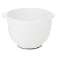 Margrethe White 2 1/2 Liter Melamine Mixing Bowl