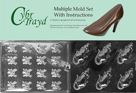 Cybrtrayd BUN-H061H056 2-Piece Scary Things Chocolate Molds