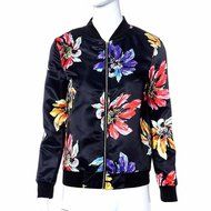 Women Jacket ,Morecome Women Long Sleeve Printed Zipper Blazer Suit Coat Outwear N2