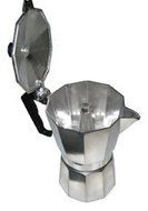 Easy to Use Aluminium Espresso Maker For Bold,700ml Stove Top Coffee Maker Full Body Espresso Makes 3 Cups by... N3