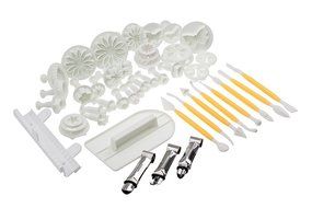 Amazing Value And Quality Sugar Craft 46pcs Tools Accessories Set Kit For Cakes Modelling And Decorating With... N9