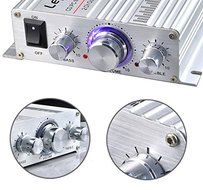 Generic 12V DC Mini Hifi Audio Power Amplifier Booster Bass MP3 Stereo Portable for Car Phone PC Home