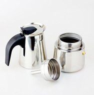 Olayer 100ML, 200ML, 300ML, 450ML ITALIAN Stainless Coffee Pot Maker Expresso Moka Pot N3