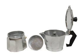 Espresso Maker Stovetop Aluminum (6 cups)