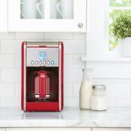 BELLA LINEA Collection 12 Cup Programmable Coffee Maker, Color Red 14108
