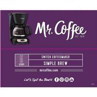 Mr. Coffee 5-Cup Coffeemaker With Removable Filter Basket N3