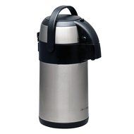 Gibson Home 79517.01 Everflow Coffee Pump Pot, 2.32 quart, Silver