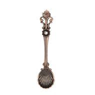BIUBIU Flowers Coffee Spoon, Dark Bronze