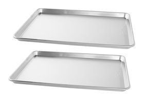 Nordic Ware Natural Aluminum Commercial Baker's Big Sheet (2 Pack) N2