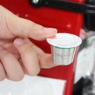 120/240/360pcs Aluminum Foil Lids Nespresso Seals for Refillable Nespresso Coffee Caspules (240) N11