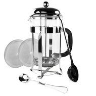 Simple Chef Stainless Steel French Press – Best Coffee Pot Press & Tea Maker w/ Heat Resistant Shatterproof Glass...