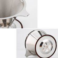 Meiruian Stainless Steel(304) Coffee Dripper -Pour Over Coffee Maker with Stand