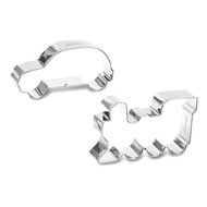 Bakerpan Stainless Steel Cookie Cutter Locomotive Train &amp; Car Set