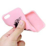 iPhone SE Case,iPhone 5S Case,iPhone 5 Case - Cute Black Feather Love Hearts Series Shockproof Flexible Soft TPU... N2