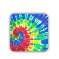 Generic Printing Tie Dye Abstract Cup Mat Mdf Material N7