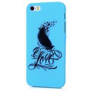 iPhone SE Case,iPhone 5S Case,iPhone 5 Case - Cute Black Feather Love Hearts Series Shockproof Flexible Soft TPU... N3