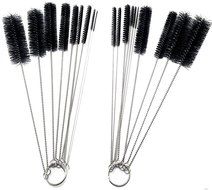 UHQ 8.2 Inch Kitchen Nylon Tube Brush Cleaning Brushes,10 Pcs N6