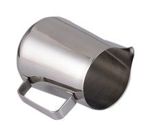 Freedi Stainless Steel Milk Frothing Pitcher Milk Cup for Espresso Machines Milk Frothers &amp; Latte Art,12 Oz Silver... N6