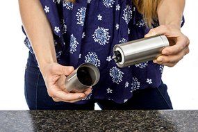 Most Consistent Hand Coffee Grinder &amp; Coffee Press - Ceramic Burr Manual Coffee Grinder fits in Aeropress N6