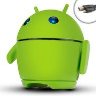 GOgroove Mini Portable Alien Speaker with 6+ Hours Battery Life , Powerful Stereo Sound &amp; Built-in 3.5mm Audio...