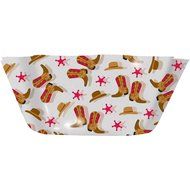 Western 8-inch Bowl Clear Fluted Bowl