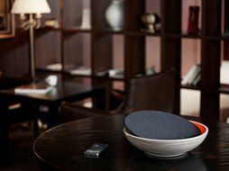 KEAS MOV-1 Ceramic Bluetooth Audio System, Orange and Grey N3