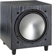 Monitor Audio - Bronze W10 Subwoofer - Black Oak Veneer