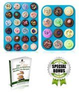 Muffin Pans - Cupcake Pan - Muffin Tin - Cupcake Tin - Silicone Mold Baking Pans - Large Muffin Top Pan 12 cups... N10