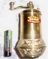 Turkish Coffee &amp; Black Pepper Grinder with Fat Bottom by Sozen Coffee Grinder N2