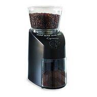100 Watts Commercial Grade Solid Conical Steel Burr Coffee Grinder, Black N2