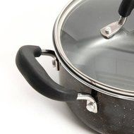 The Pioneer Woman Vintage Speckle 3-Quart Soup/Chili Casserole with Lid, Black N3