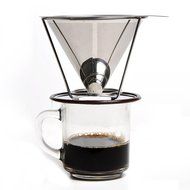 Pour Over Coffee Dripper - Stainless Steel Reusable Coffee Filter for the best Drip Coffee - Pour-over Coffee... N3