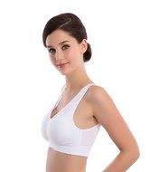 PHOTNO Womens Thin No Mat Athletic Vest Fitness Sports Yoga Stretch Bra N7
