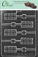 Cybrtrayd K165 Building Blocks Lolly Kids Candy Mold Chocolate