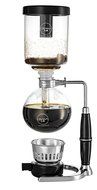 Osaka 4 Cup (20oz/600ml) Siphon Coffee Maker, Borosicilate Glass and Stainless Steel Vacuum Coffeemaker "Skytree...