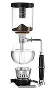 Osaka 4 Cup (20oz/600ml) Siphon Coffee Maker, Borosicilate Glass and Stainless Steel Vacuum Coffeemaker "Skytree... N2