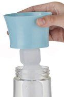 850ml Glass Cooling Ice/Fruit Tube Pitcher / Drip-Free Carafe with Automatic Flip-Top Lid / Non-Diluting Cooling... N5