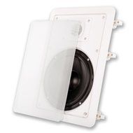 Acoustic Audio MT6 6.5-Inch Rectangle 2 Way Speaker with Crossover (White)
